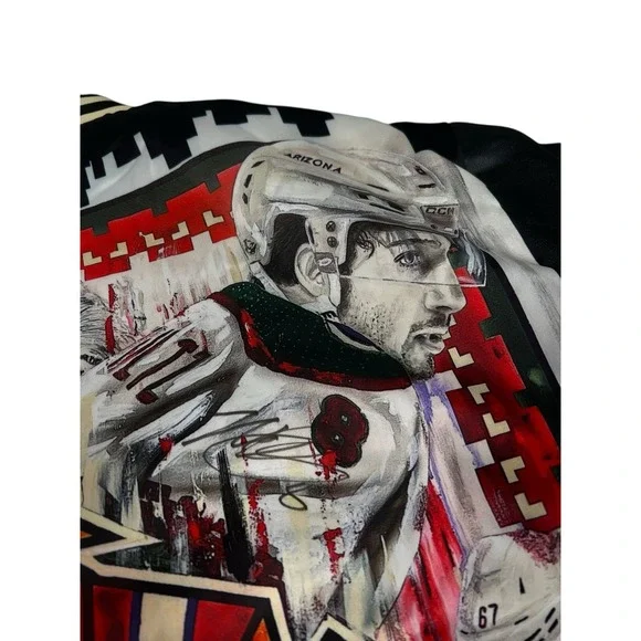 Arizona Coyotes Autographed Varsity Jacket Size M